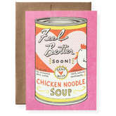 Chicken Soup Get Well Soon Card
