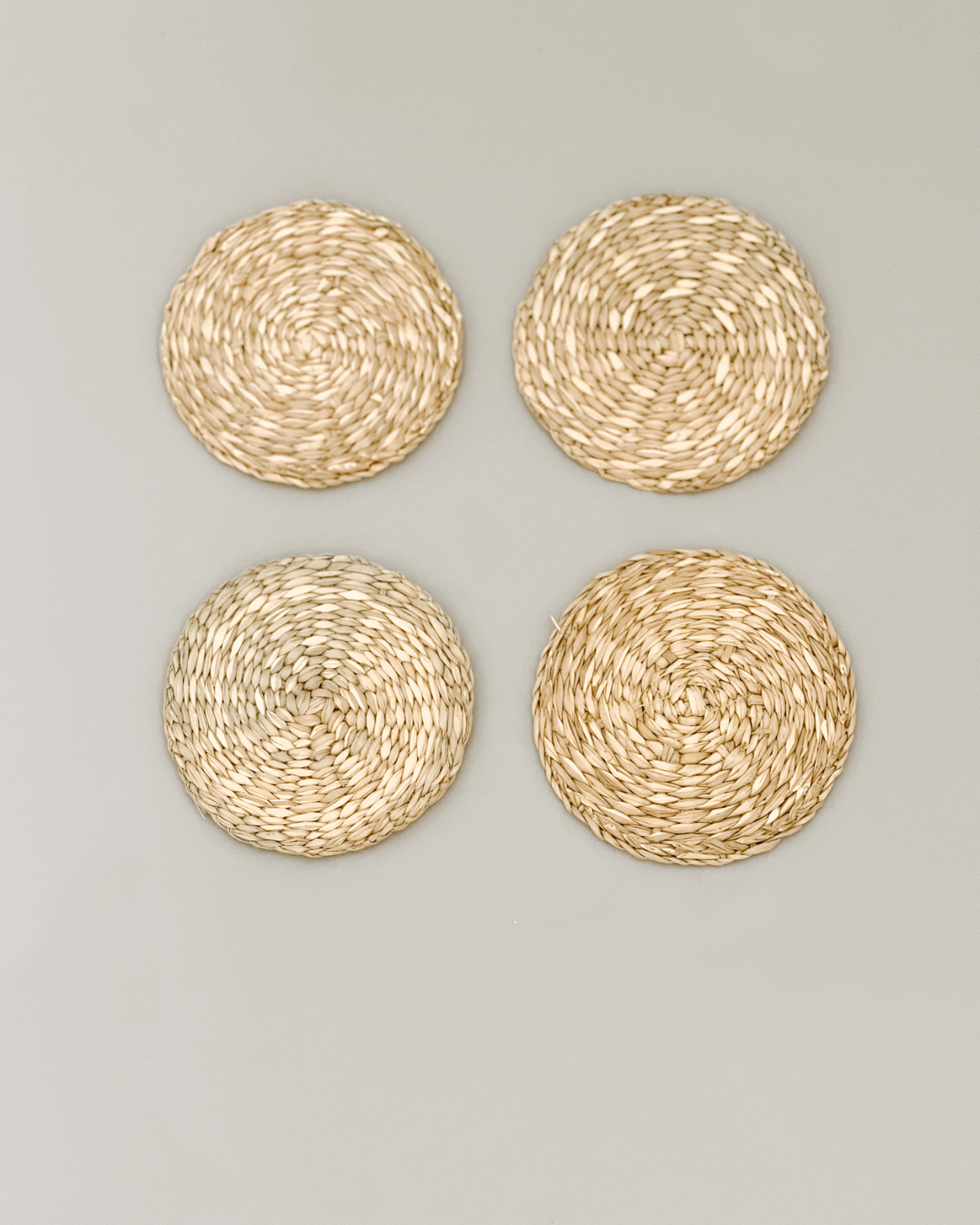 Rattan Coaster Set S 4