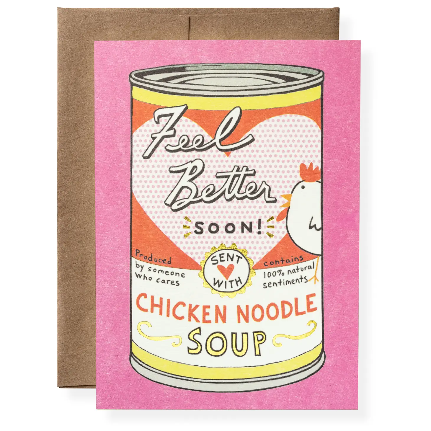 Chicken Soup Get Well Soon Card