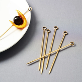 Gold Cocktail Pick S/6