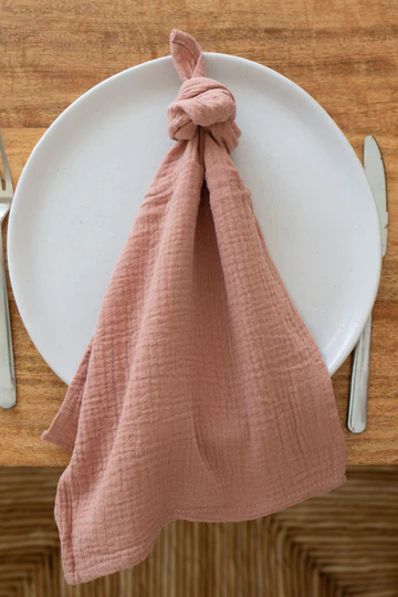 No-Iron Napkins - Dusty Rose