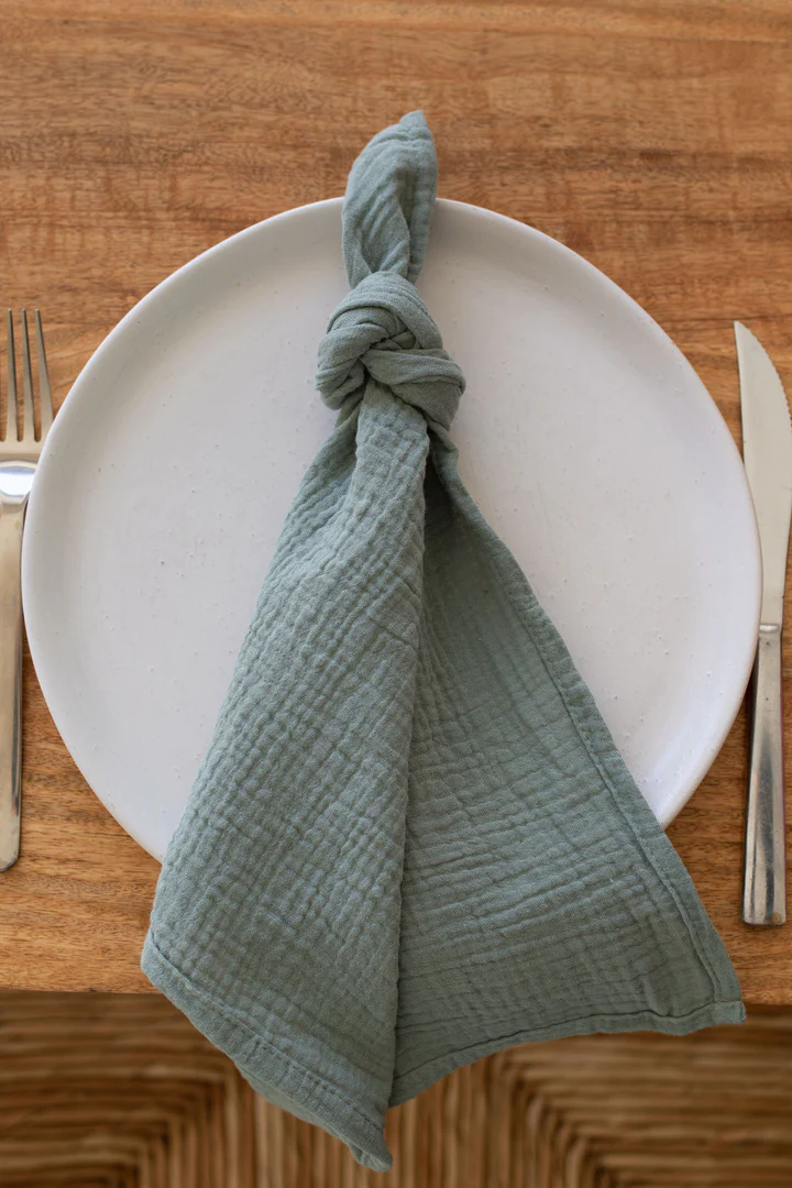 No-Iron Napkins - Jade