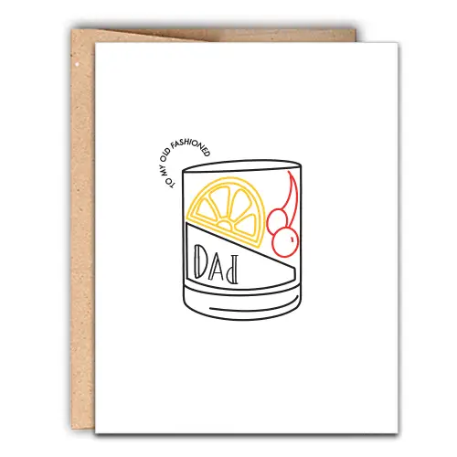 Old Fashioned Dad Card