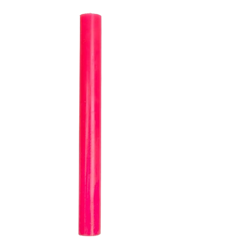 Hot Pink Taper Candles S/2