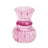Small Glass Candle Holder - Blush
