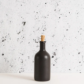Stoneware Olive Oil Bottle 2 - Matte Black