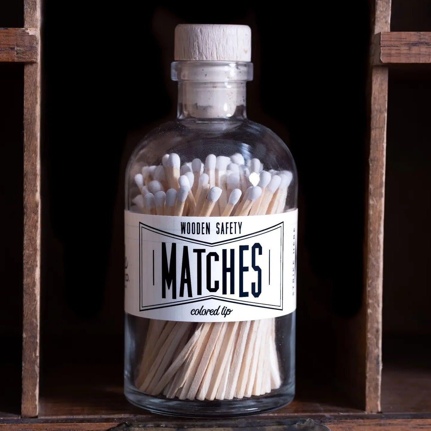 Vintage Apothecary Matches - White