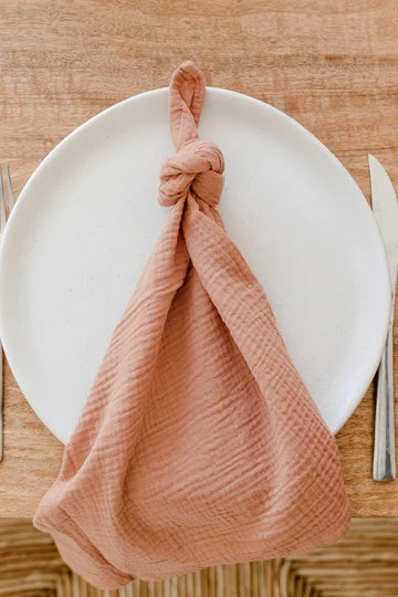 No-Iron Napkins - Warm Apricot