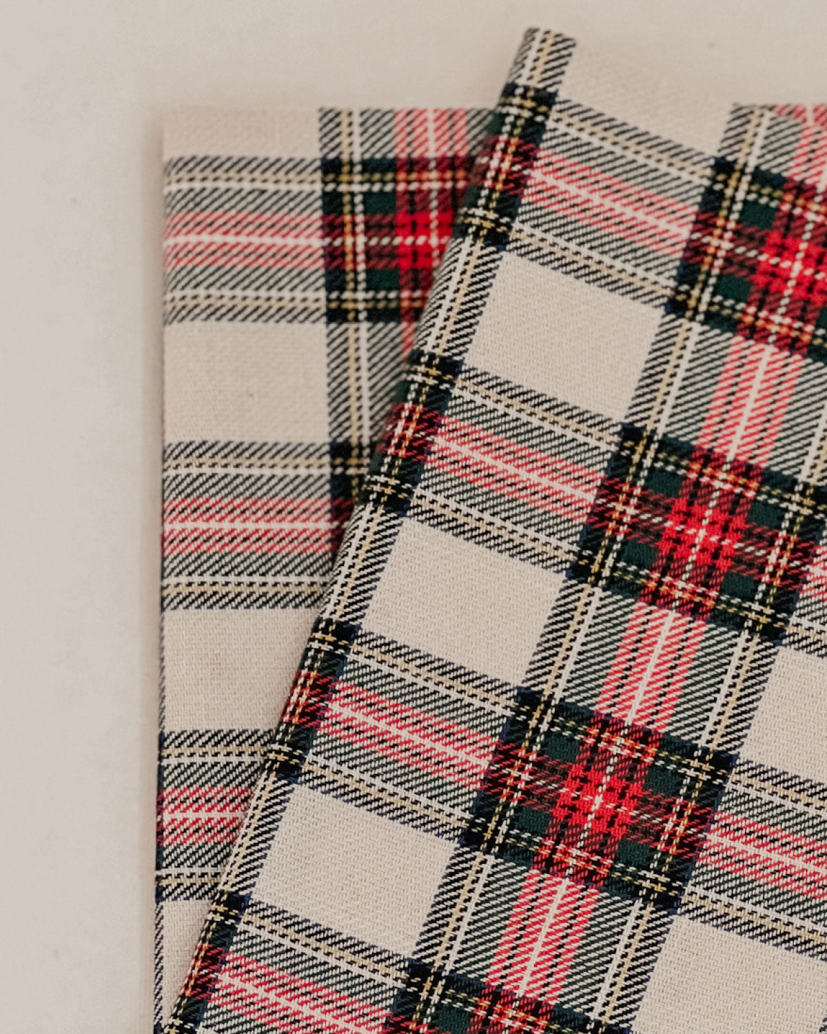 Tartan Napkins - Red