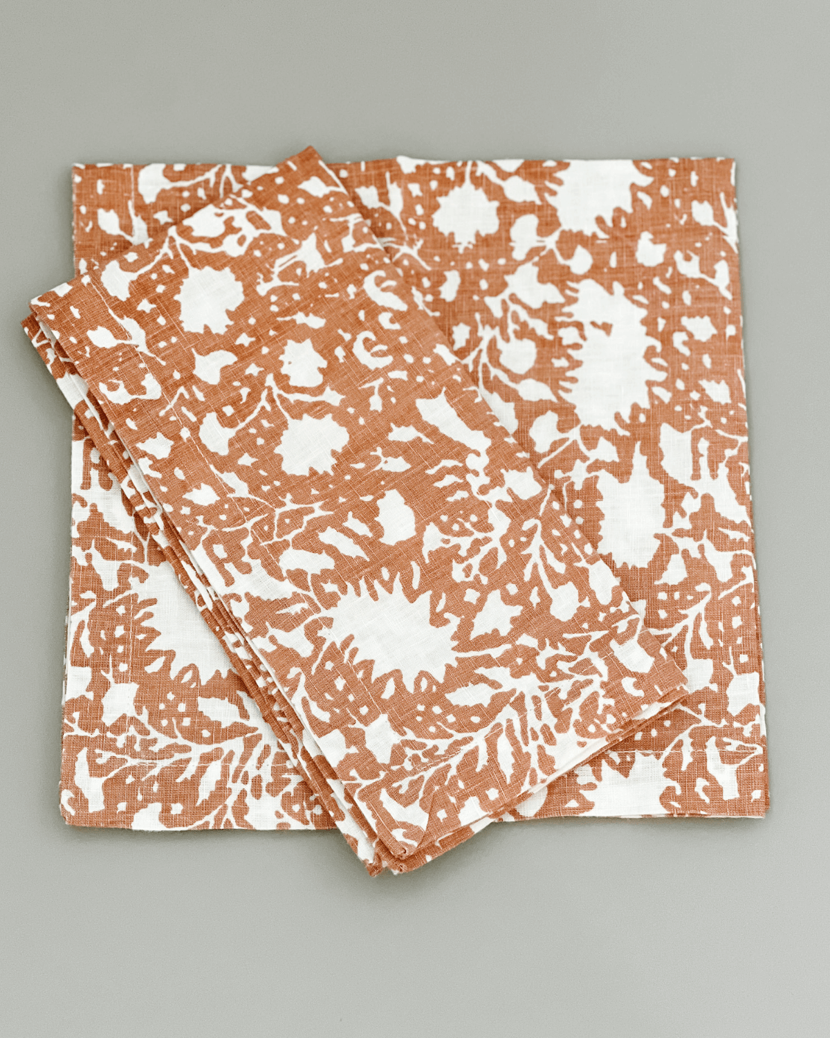 Eden Linen Napkins - Terracotta