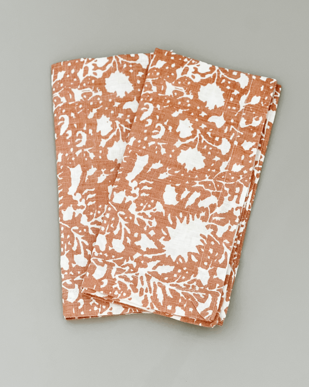 Eden Linen Napkins - Terracotta