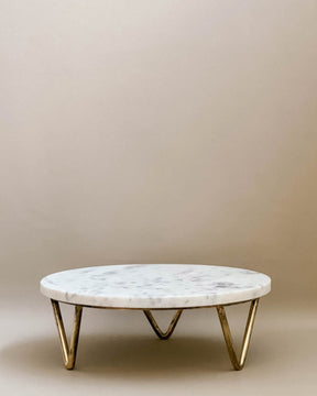 Marble + Brass Stand - Large