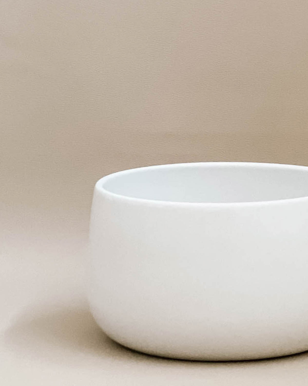 Stoneware Serving Bowl - Matte White