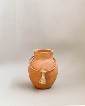 Deco Tassel Terracotta Vase
