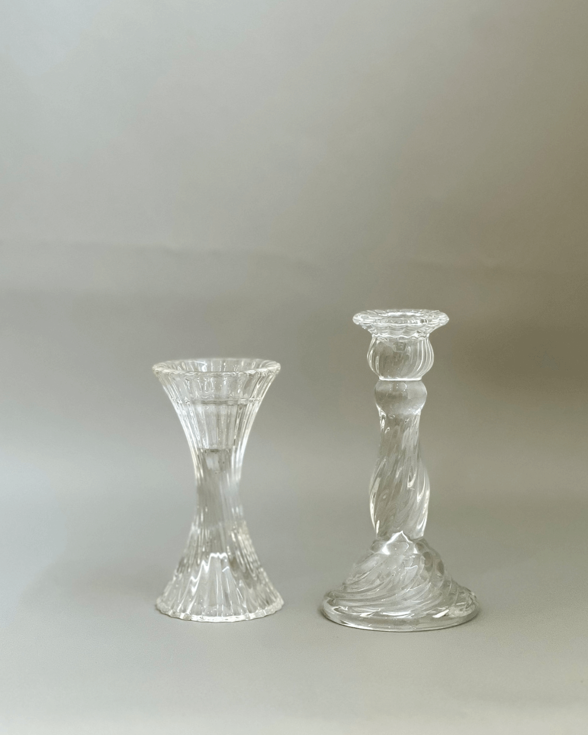 Glass Candle Holder - Medium