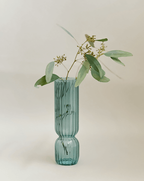 Glass Vase - Navy
