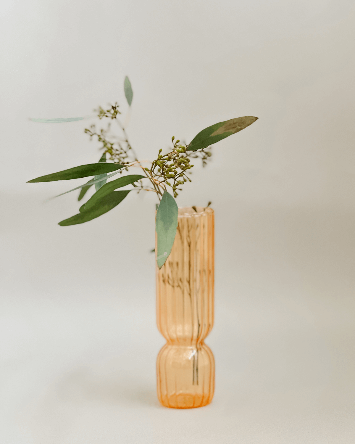 Glass Vase - Orange