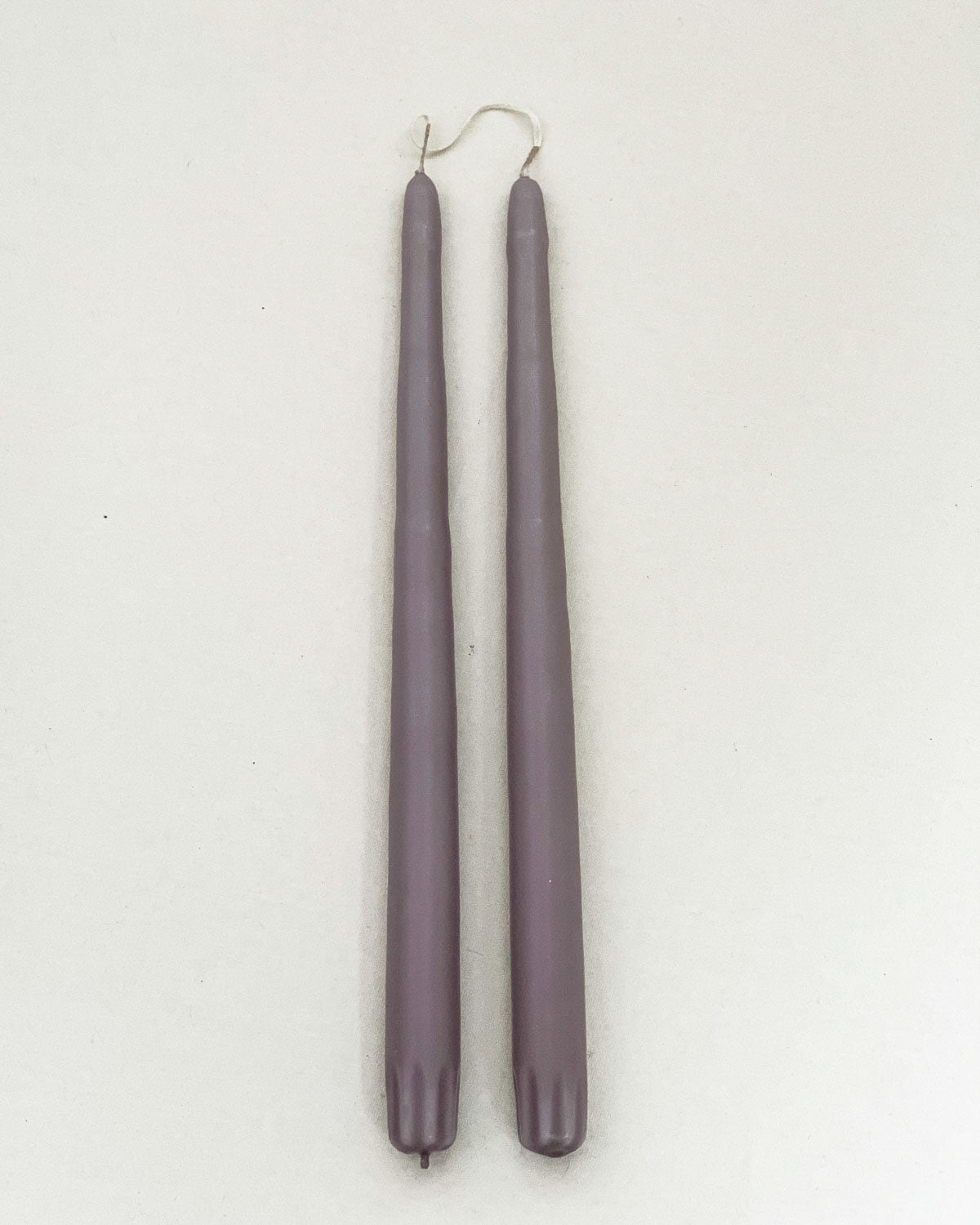 Pair of Taper Candles - Hint of Mauve