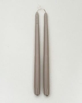 Pair of Taper Candles - Sandstone